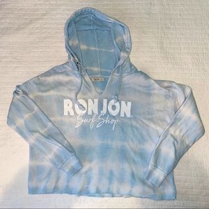 Ron Jon Surf Shop Cropped Tie Dye Hoodie 🌊